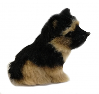 Sitzender Schäferhund - 9x9cm